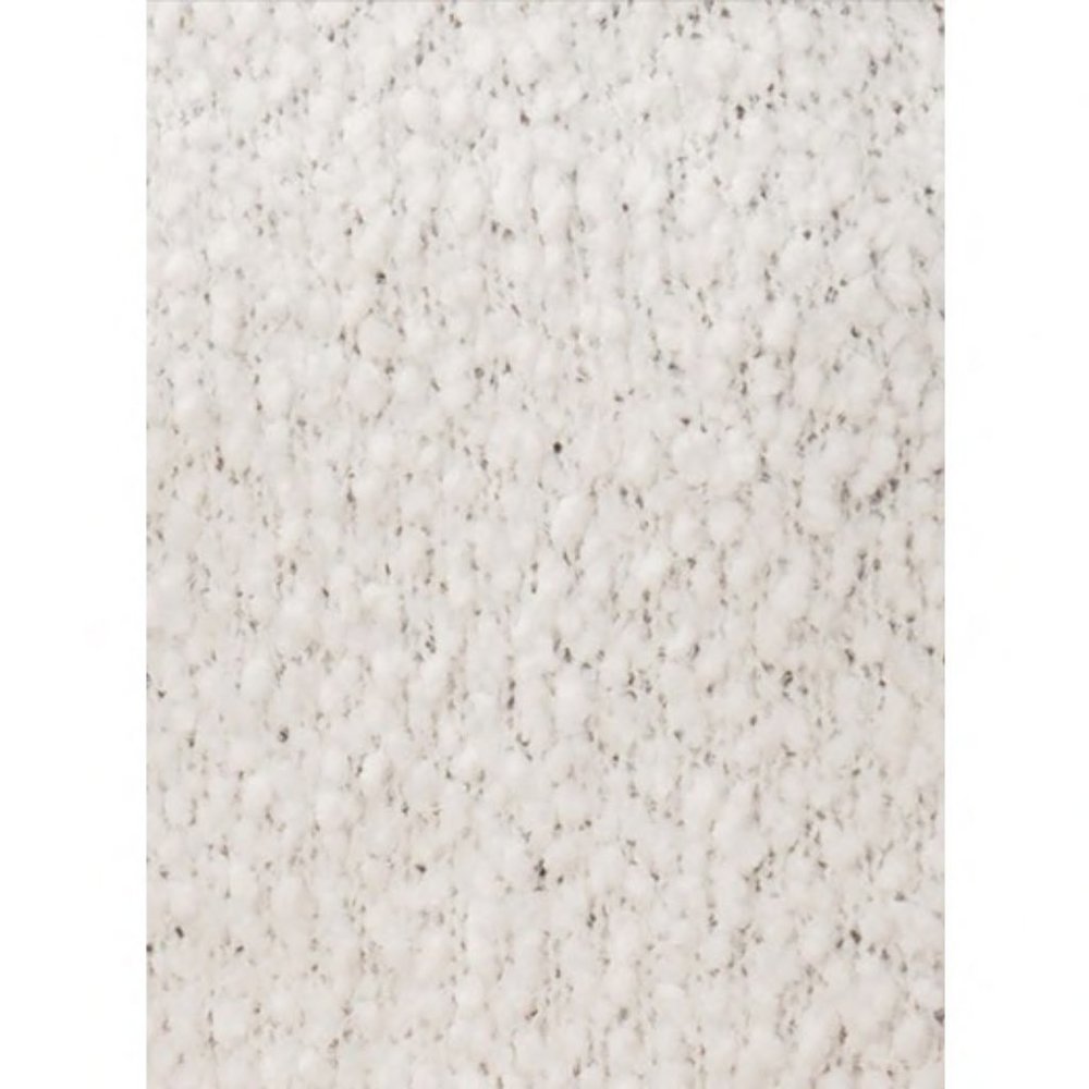 White Eyelash Popcorn Knit Long Cardigan Pockets - Picture 4 of 12
